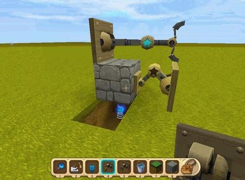 迷你世界怎么用机器臂