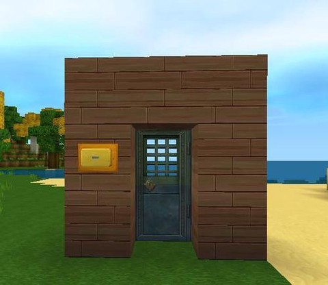 迷你世界的铁门怎么做